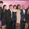 Ashton Kutcher, Demi Moore, Rumer, Scoot et Tallulah Willis, Bruce Willis à la première du film "House Bunny" à Los Angeles, en 2008.