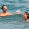 Exclusif - Olivia Wilde et son mari Jason Sudeikis se baignent à Malibu le 9 septembre 2020.