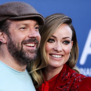 Jason Sudeikis et sa fiancée Olivia Wilde à la projection de Booksmart à l'hôtel Ace à Los Angeles, le 13 mai 2019 