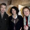 Exclusif - Prix Special - Philippe Caroit, Caroline Tresca et Christine Miller - Inauguration de la galerie Caroline Tresca a Paris. Le 12 decembre 2013  