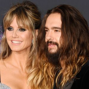 Heidi Klum et son mari Tom Kaulitz - People à la 47ème soirée annuelle des American Music Awards au théâtre Microsoft à Los Angeles. 