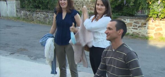 Florian avec Lola et Emilie dans l'épisode de "L'amour est dans le pré 2020" du 16 novembre sur M6