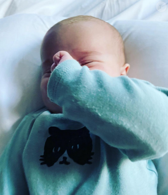 Gabriel, le fils de Benjamin Castaldi et sa femme Aurore sur Instagram