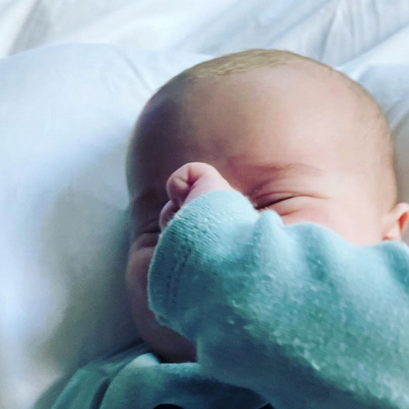 Gabriel, le fils de Benjamin Castaldi et sa femme Aurore sur Instagram