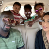 Majda Sakho, Mamadou Sakho et leurs trois enfants Aïda, Sienna et Tidane.