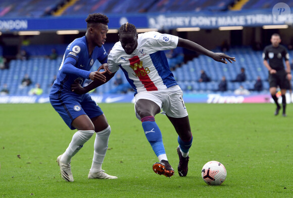 Mamadou Sakho lors du match Chelsea - Crystal Palace. Le 3 octobre 2020.