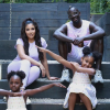 Mamadou Sakho, son épouse Majda Sakho et leurs trois enfants. Mai 2020.