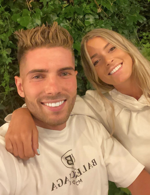 Luca Zidane et sa petite amie Marina. Septembre 2020.
