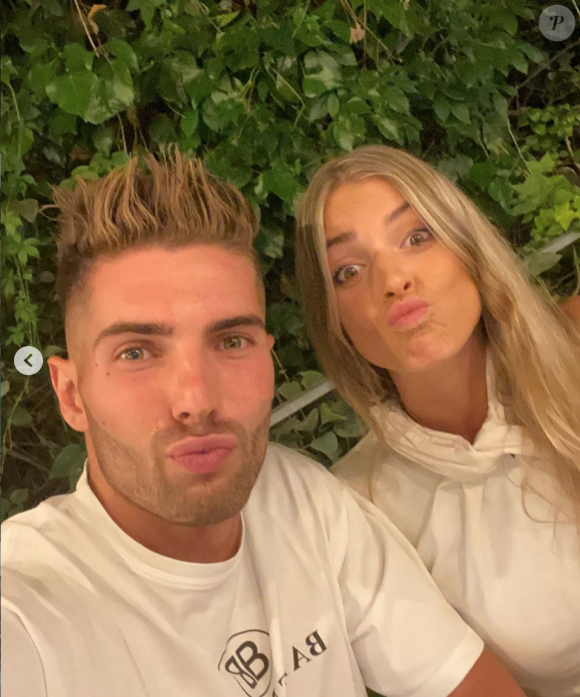 Luca Zidane et sa petite amie Marina. Septembre 2020.