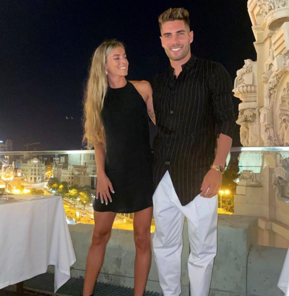 Luca Zidane et sa petite amie Marina en septembre 2020.