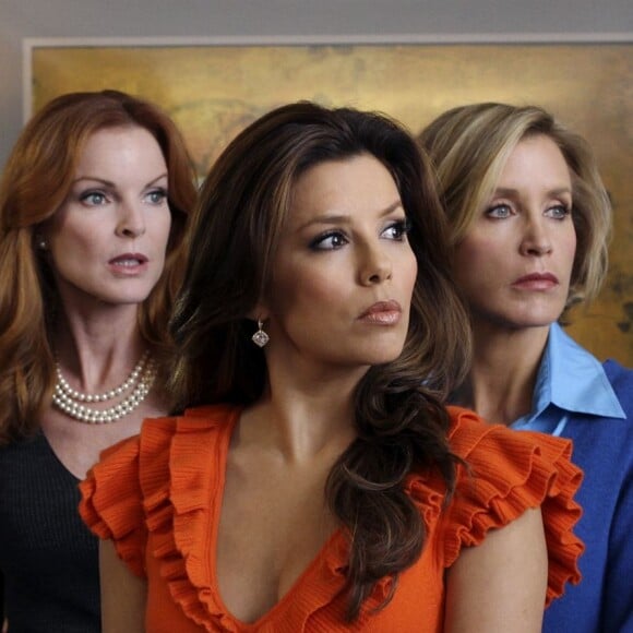 Marcia Cross, Felicity Huffman, Eva Longoria et Teri Hatcher dans la série "Desperate Housewives".