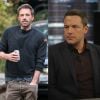 Ben Affleck, photographié en octobre 2020 et en 2019.
