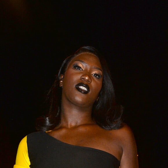 Aya Nakamura arrive à la soirée "le Grand dîner" Fahaid Sanober x Swarovski au restaurant Le Fouquet's à Paris, France, le 23 septembre 2019. © Veeren-Clovis/Bestimage