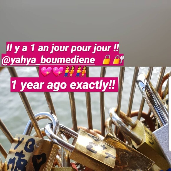 Marion Bartoli a partagé cette photo sur Instagram pour fêter son premier anniversaire de mariage avec Yahya Boumediene.