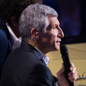 Nagui. - Deuxième jour de la 33ème édition du Téléthon au Parc de la Villette à Paris le 7 décembre 2019. © Tiziano Da Silva/Bestimage