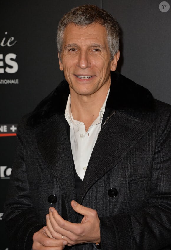 Nagui - Photocall lors de la 22ème cérémonie des Lumières de la presse internationale au Théâtre de la Madeleine à Paris, le 30 janvier 2017. © Veeren/Bestimage