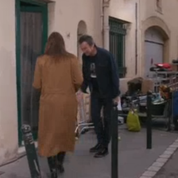 Jean-Luc Reichmann et sa femme Nathalie ensemble sur le tournage de la série "Léo Matteï" - TF1, 50'Inside