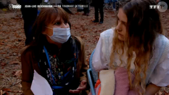 Jean-Luc Reichmann et sa femme Nathalie ensemble sur le tournage de la série "Léo Matteï" - TF1, 50'Inside