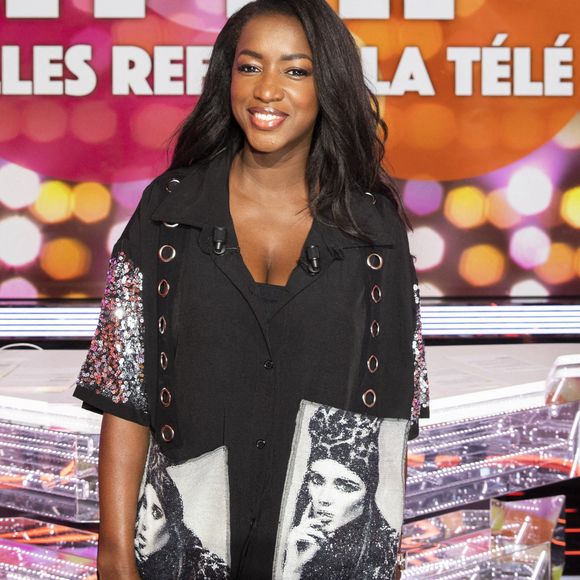 Exclusif - Hapsatou Sy - Première émission "TPMP Elles refont la télé", une version féminine de "Touche pas à mon poste !" sur C8 présentée par H. Sy à Paris. C. Hanouna a donné carte blanche à H. Sy pour cette émission mensuelle. © Jack Tribeca/Bestimage