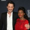 Vincent Cerutti et sa compagne Hapsatou Sy lors du photocall lors de la 45ème cérémonie des César à la salle Pleyel à Paris le 28 février 2020 © Dominique Jacovides / Olivier Borde / Bestimage