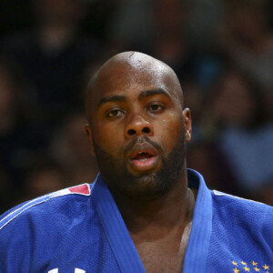 Teddy Riner subit sa première défaite depuis 154 combats contre le japonais Kageura Kokoro lors du Paris Grand Slam Judo 2020 à l'Accord Hotels Arena à Paris, France, le 9 février 2020. © Gwendoline Le Goff/Panoramic/Bestimage 