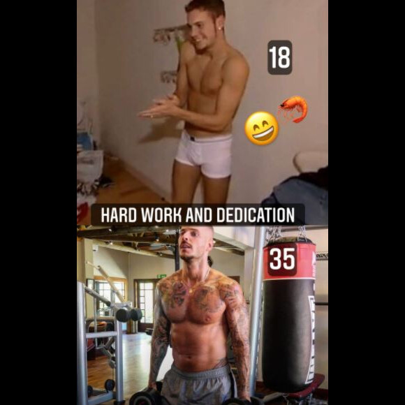 M. Pokora a dévoilé un montage de lui à ses débuts et maintenant sur Instagram le 22 novembre 2020. 