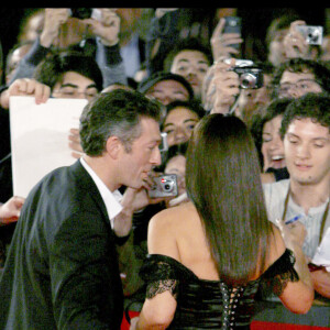 Monica Bellucci et Vincent Cassel à la 3e édition du festival international du film de Rome, en 2008