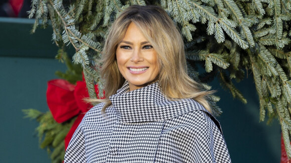 Melania Trump : Très rares sourires de la First Lady... quand Donald est absent !