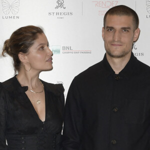 Laetitia Casta, Louis Garrel lors du photocall du film "l'homme fidèle" à l'hôtel St Regis à Rome le 5 avril 2019. 