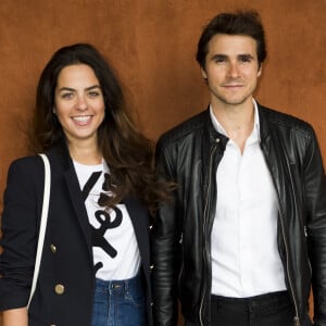 Anouchka Delon et son compagnon Julien Dereims - Célébrités dans le village des internationaux de France de tennis de Roland Garros à Paris, France, le 8 juin 2019. ©JB Autissier / Panoramic / Bestimage 