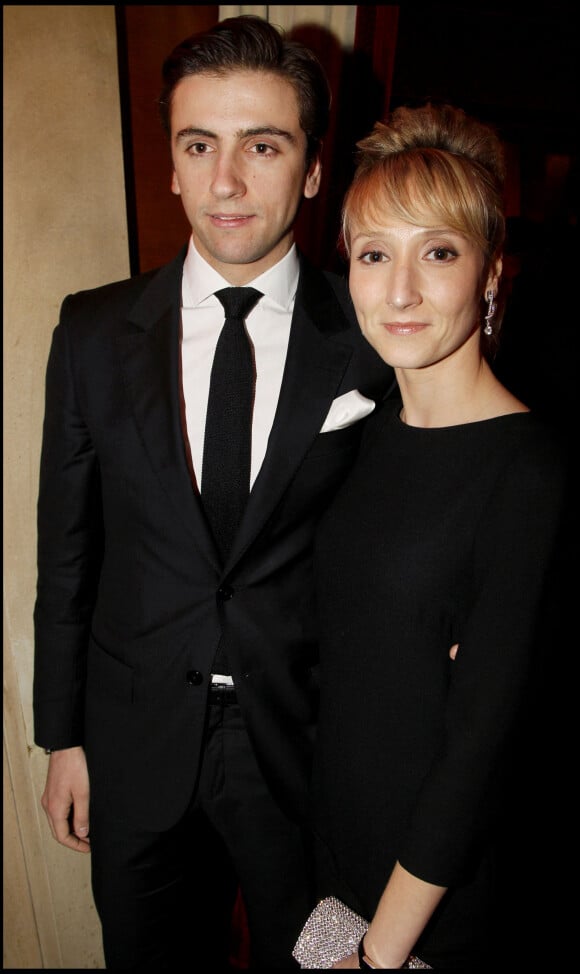 Audrey Lamy et son compagnon Thomas Sabatier aux César en 2011.