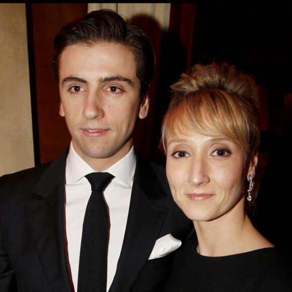 Audrey Lamy et son compagnon Thomas Sabatier aux César en 2011.