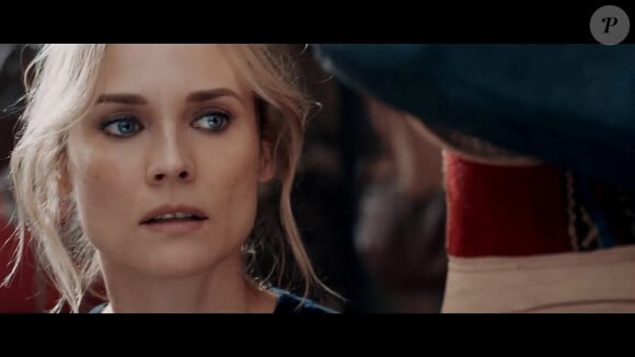 Diane Kruger - J.Chastain, L.Nyong'o, P. Cruz et D.Kruger dans la bande-annonce du film "355". Le 6 octobre 2020.