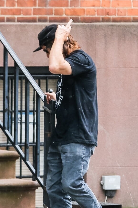 Exclusif - Norman Reedus a été aperçu dans les rues de New York. Le 31 août 2018.