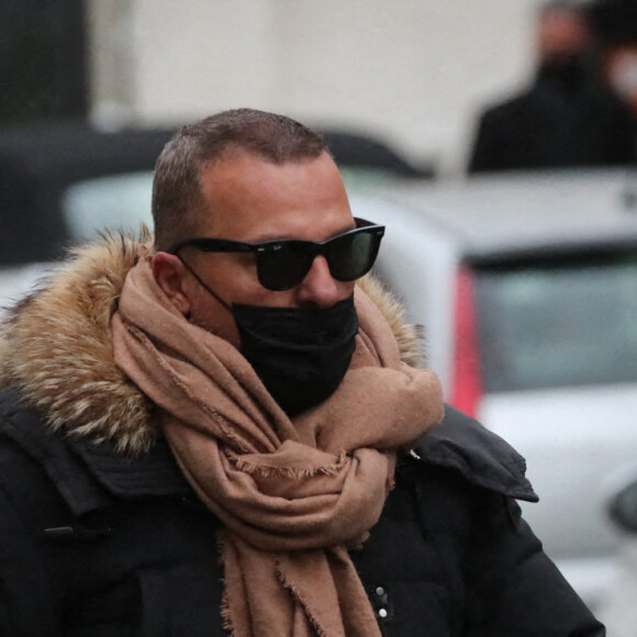 Jean Roch - Arrivées - Cérémonie religieuse en hommage au joueur Christophe Dominici en l'église Saint-Cécile à Boulogne-Billancourt le 2 décembre 2020