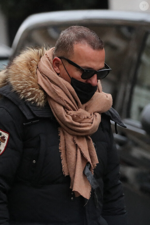 Jean Roch - Arrivées - Cérémonie religieuse en hommage au joueur Christophe Dominici en l'église Saint-Cécile à Boulogne-Billancourt le 2 décembre 2020