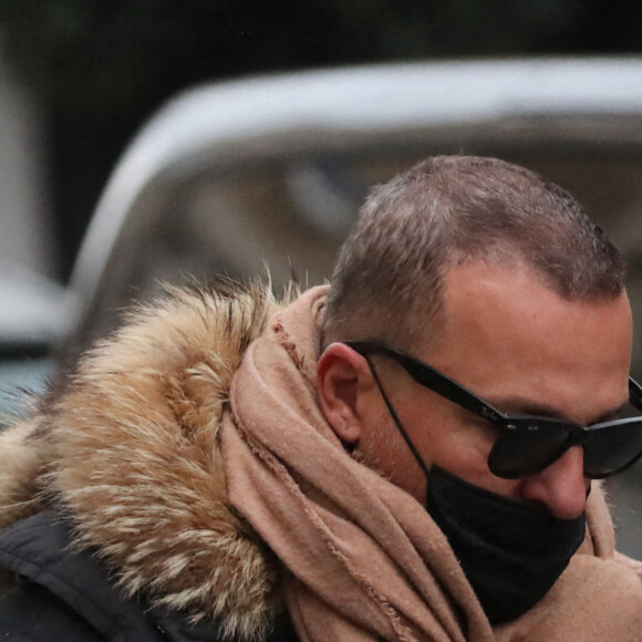 Jean Roch - Arrivées - Cérémonie religieuse en hommage au joueur Christophe Dominici en l'église Saint-Cécile à Boulogne-Billancourt le 2 décembre 2020