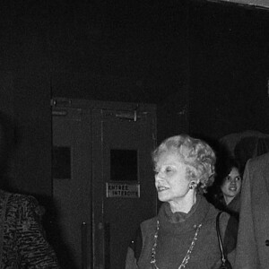 Archives - Valéry Giscard d'Estaing et sa femme Anne-Aymone - A l'occasion de son anniversaire, le président de la République s'est rendu en famille au théâtre Saint-Georges à Paris. Le 2 février 1979 © Jean-Claude Woestelandt / Bestimage