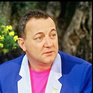 Archives- Coluche au Festival de Cannes.