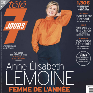 Magazine "Télé 7 jours", avec Anne-Elisabeth Lemoine en couverture.