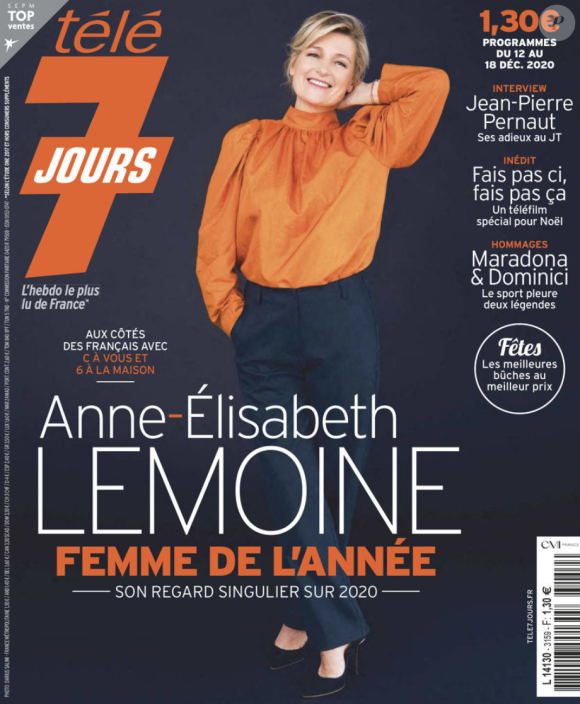 Magazine "Télé 7 jours", avec Anne-Elisabeth Lemoine en couverture.