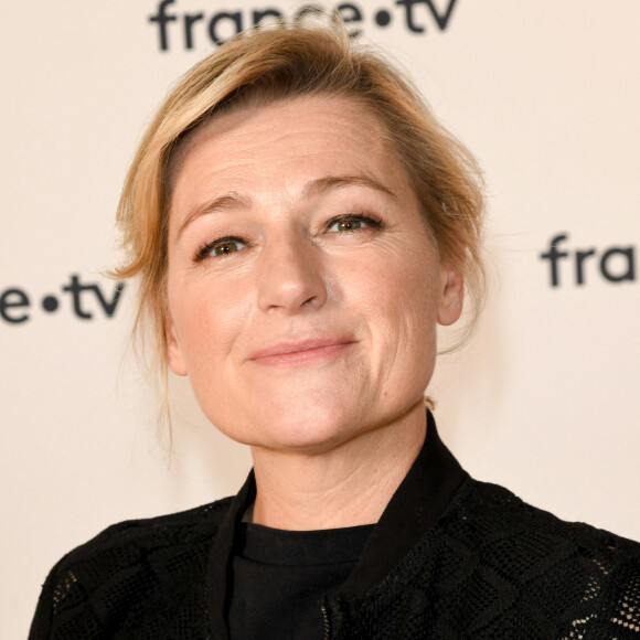 Anne Elisabeth Lemoine au photocall de la conférence de presse de France 2 au théâtre Marigny à Paris le 18 juin 2019 © Coadic Guirec / Bestimage