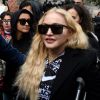 Madonna participe à une manifestation à Londres lors du mouvement Black Lives Matter rally en hommage à George Floyd et contre les violences policières.