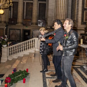 Exclusif - Messe pour le 3ème anniversaire de la disparition de Johnny Hallyday à La Madeleine - Paris le 09/12/2020 - © Jack Tribeca / Bestimage