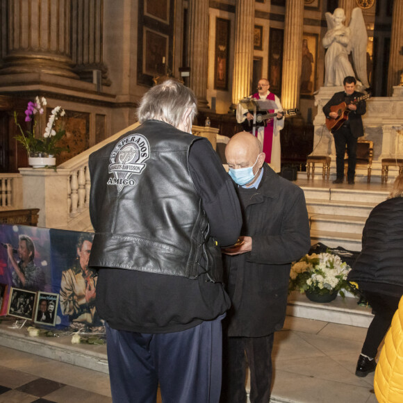 Exclusif - Messe pour le 3ème anniversaire de la disparition de Johnny Hallyday à La Madeleine - Paris le 09/12/2020 - © Jack Tribeca / Bestimage