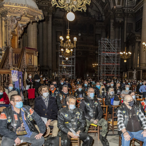 Exclusif - Messe pour le 3ème anniversaire de la disparition de Johnny Hallyday à La Madeleine - Paris le 09/12/2020 - © Jack Tribeca / Bestimage