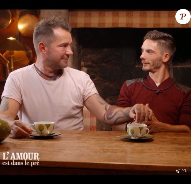 Mathieu et Alexandre lors du bilan de "L'amour est dans le pré 2020" du 14 décembre, sur M6