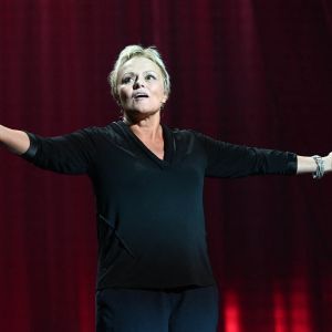 Muriel Robin - Générale du nouveau spectacle "Muriel Robin et Pof !" au Palais des Sports à Paris. © Coadic Guirec/Bestimage