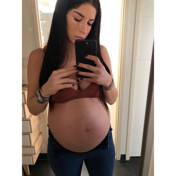 Liam Di Benedetto enceinte de Joy, mai 2018