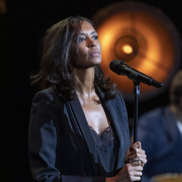 Karine Le Marchand - La Nuit de la Déprime revient aux Folies Bergère, le 3 février 2020. © Pierre Perusseau / Bestimage